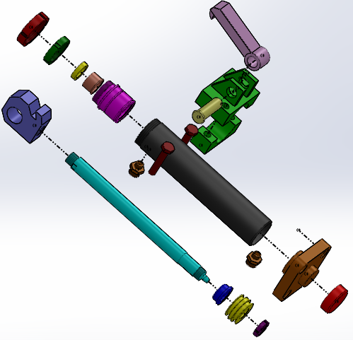 液压缸（带锁）-100x50x400mm-2.snapshot.1