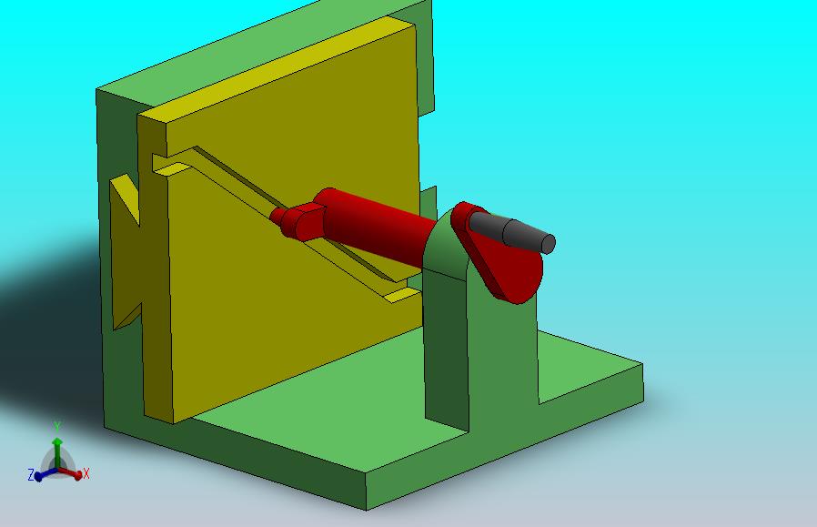 旋转转直线运动机构