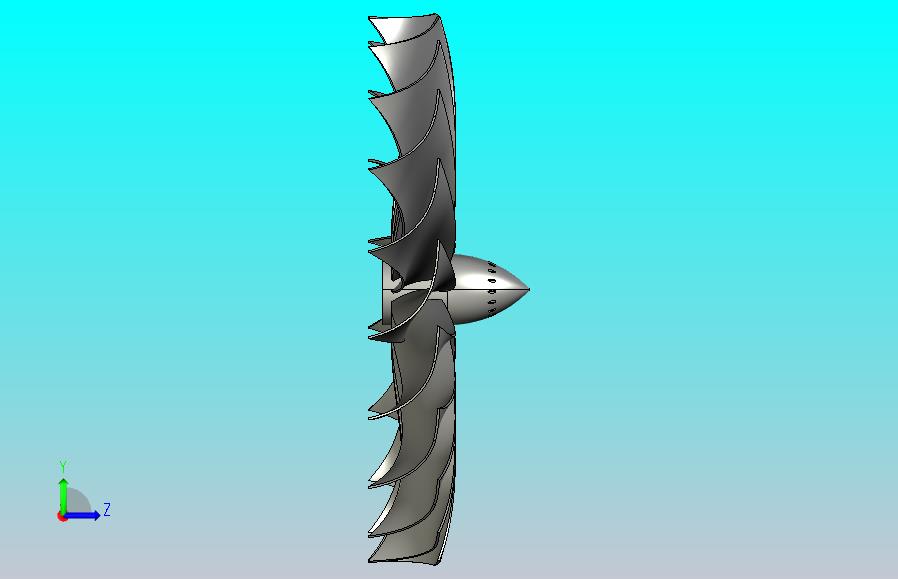 喷气发动机压缩机风扇