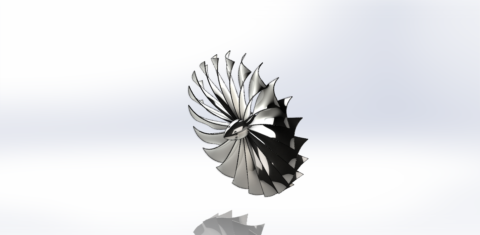 喷气发动机压缩机风扇