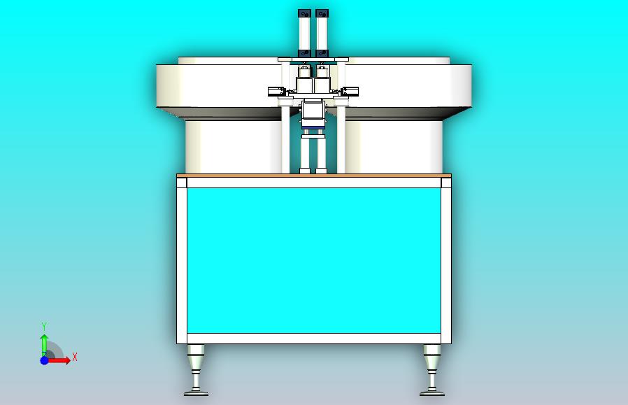 塑料帽盖振动盘排料与送料机构设计