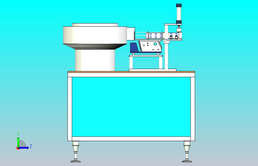 塑料帽盖振动盘排料与送料机构设计