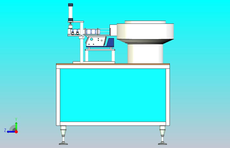 塑料帽盖振动盘排料与送料机构设计