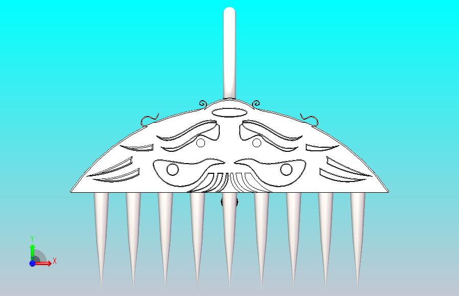 猪八戒兵器九齿钉耙