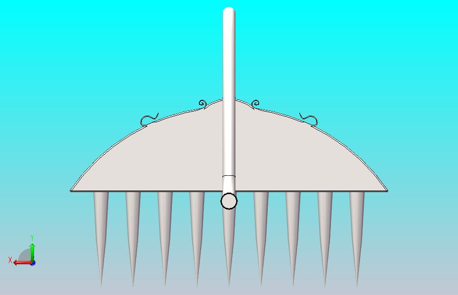 猪八戒兵器九齿钉耙