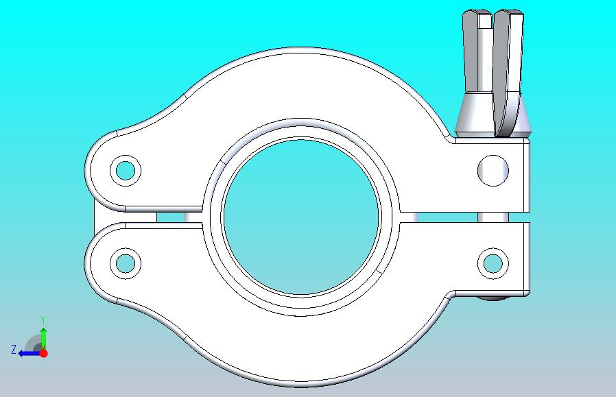 KF25快卸法兰卡箍
