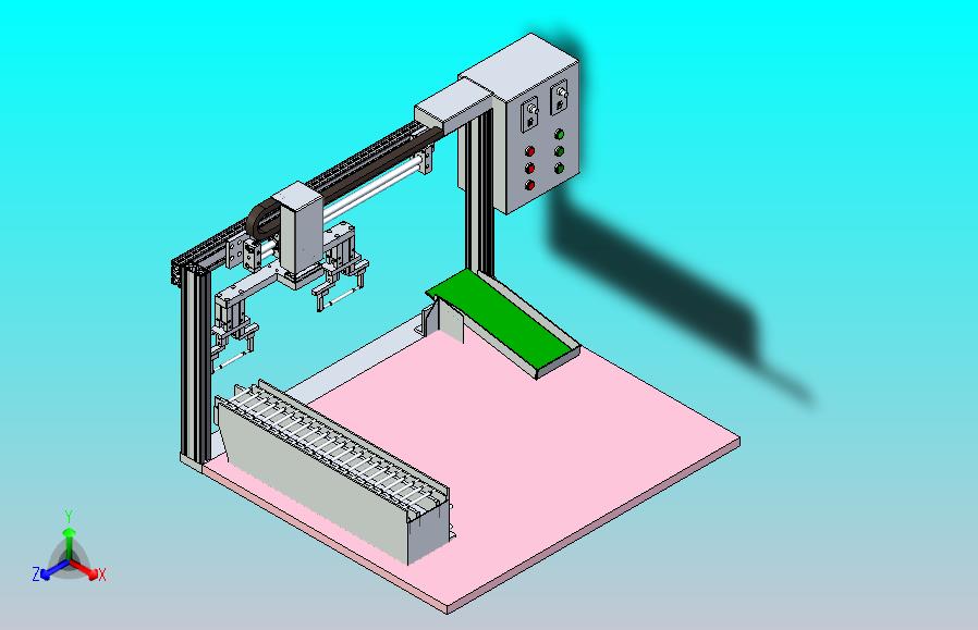 自动化抓取圆轴设计