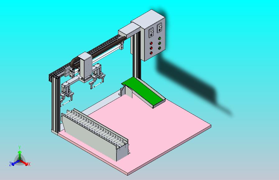 自动化抓取圆轴设计