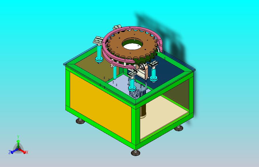 多工位装配旋转转盘设备设计