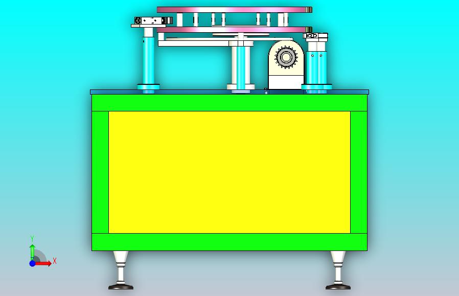 多工位装配旋转转盘设备设计