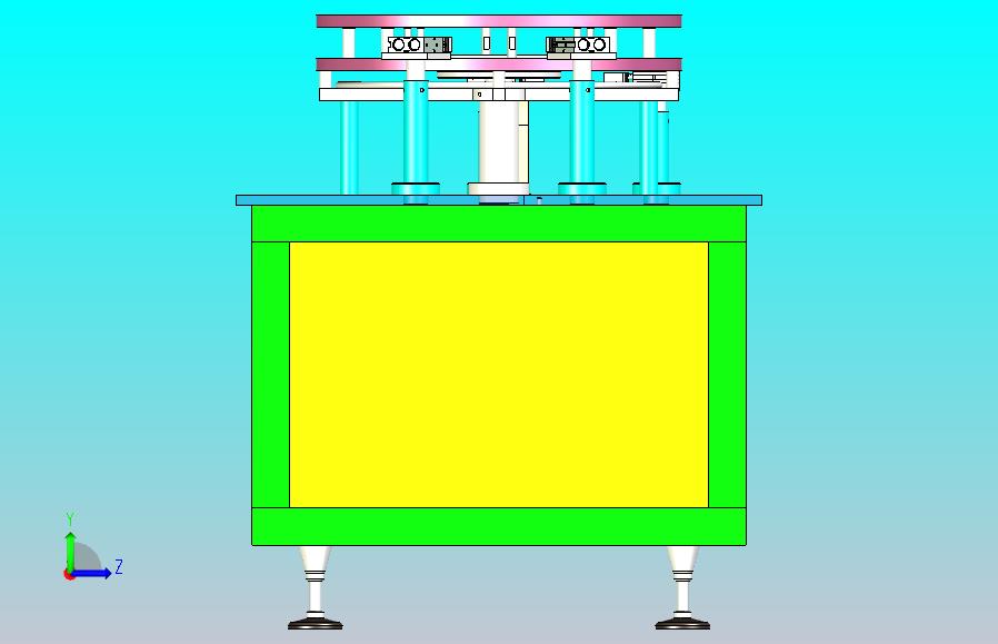 多工位装配旋转转盘设备设计