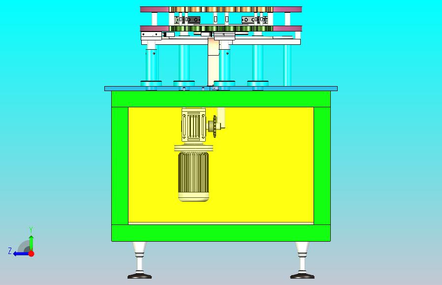 多工位装配旋转转盘设备设计