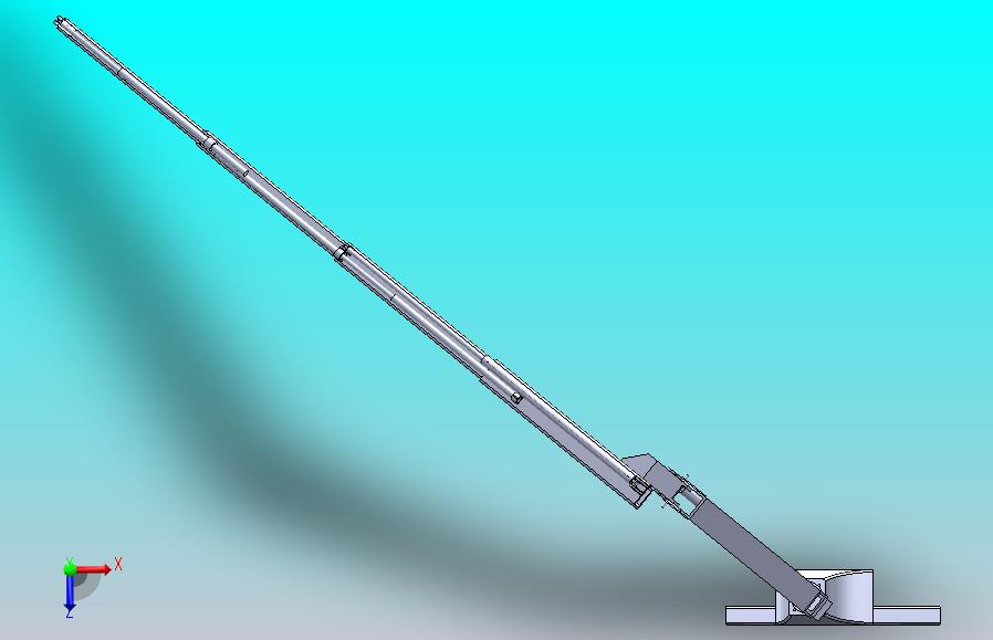 伸缩起重臂模型