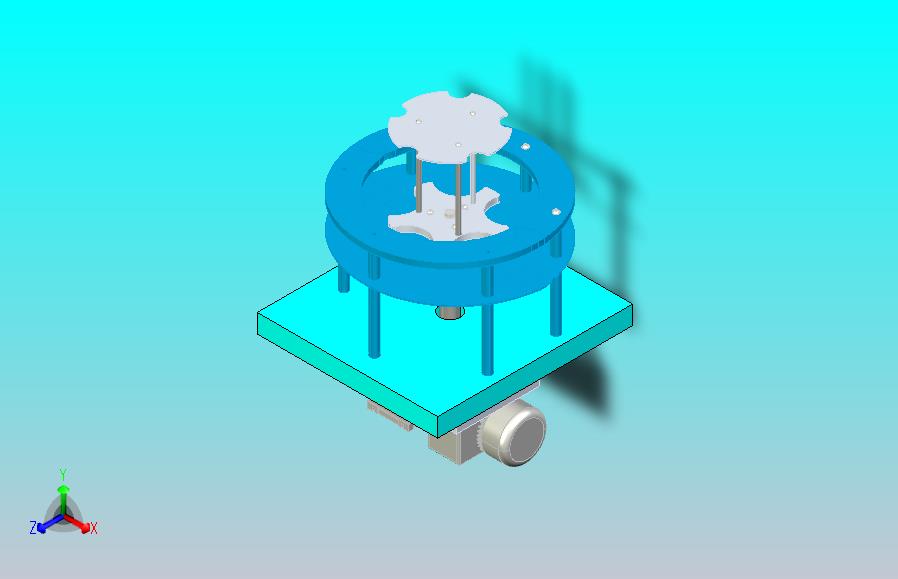 凹轮分割器转盘四工位旋转机构设计