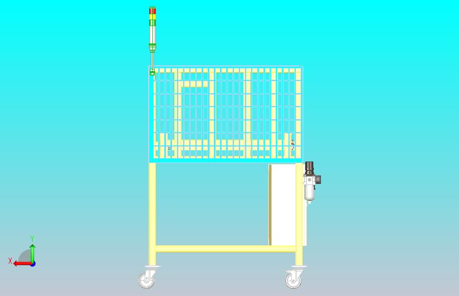 非标装配设备方管外框架设计