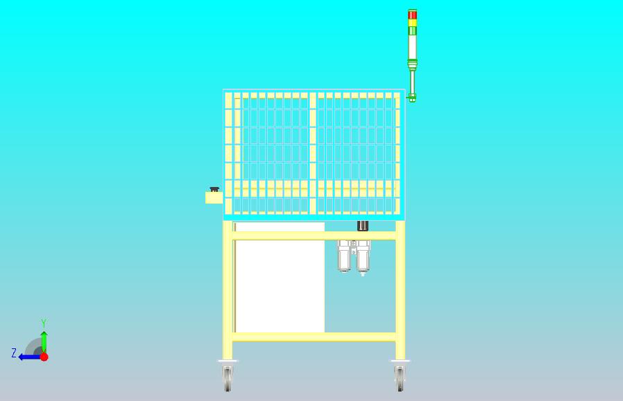 非标装配设备方管外框架设计