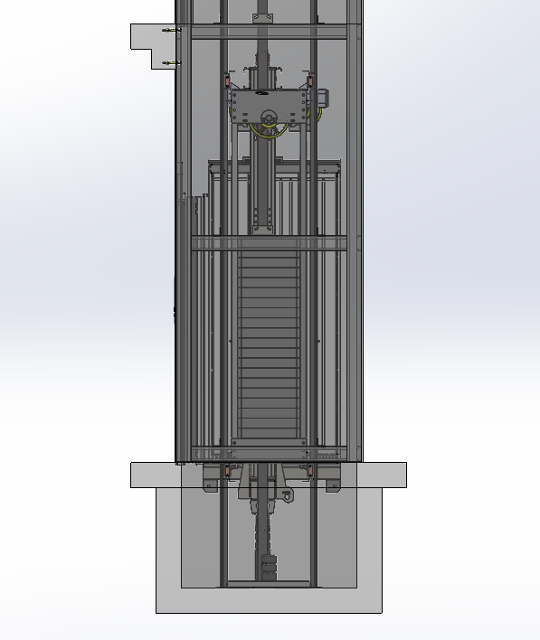 住宅电梯 - 中心开门 - 侧配重