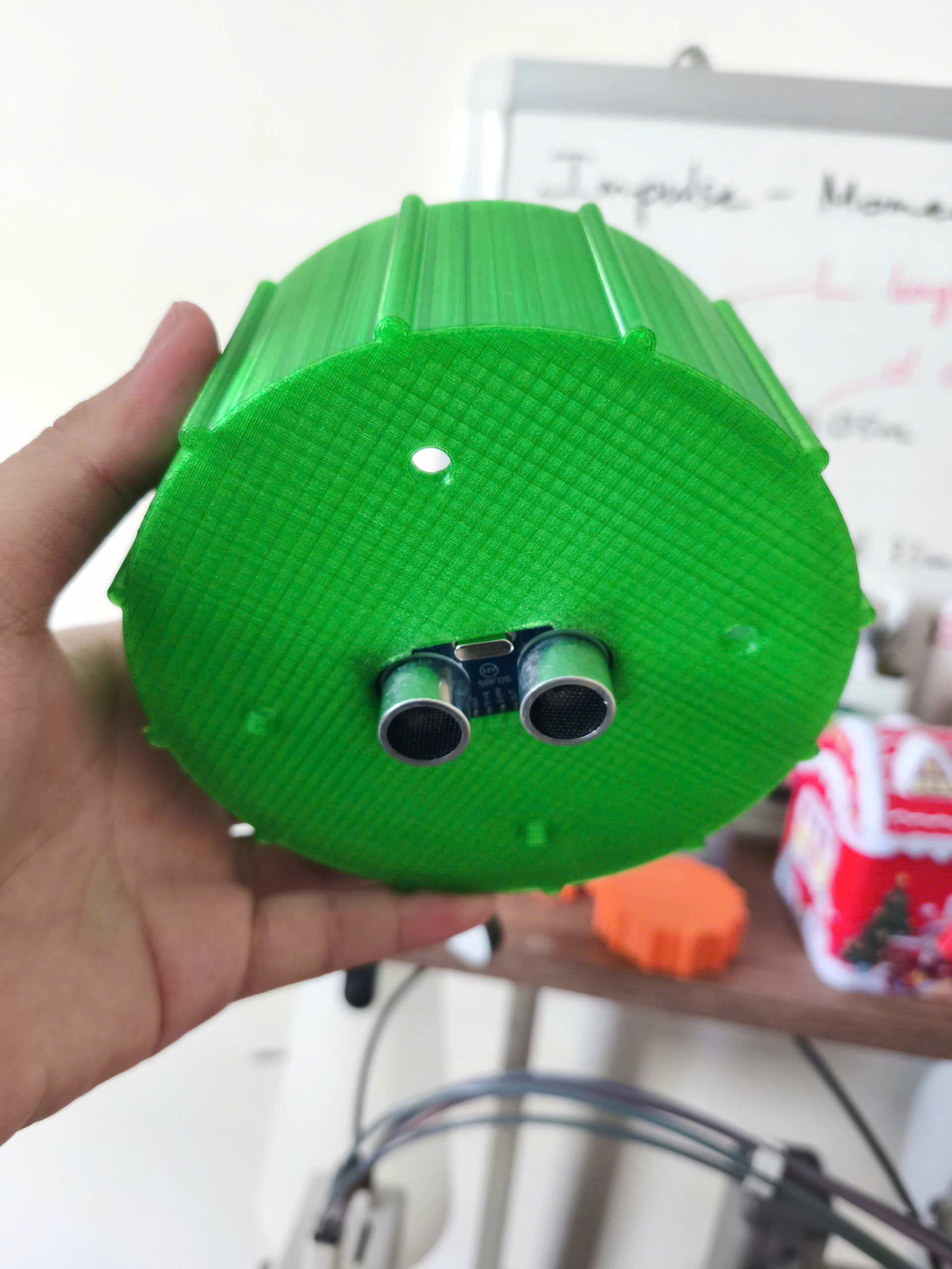 超声波测距传感器用旋转卡扣盒