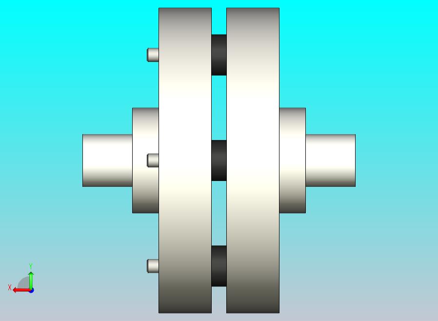弹性法兰联轴器 (1)