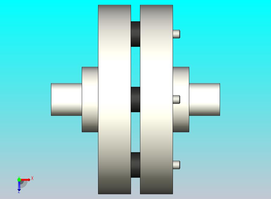 弹性法兰联轴器 (1)