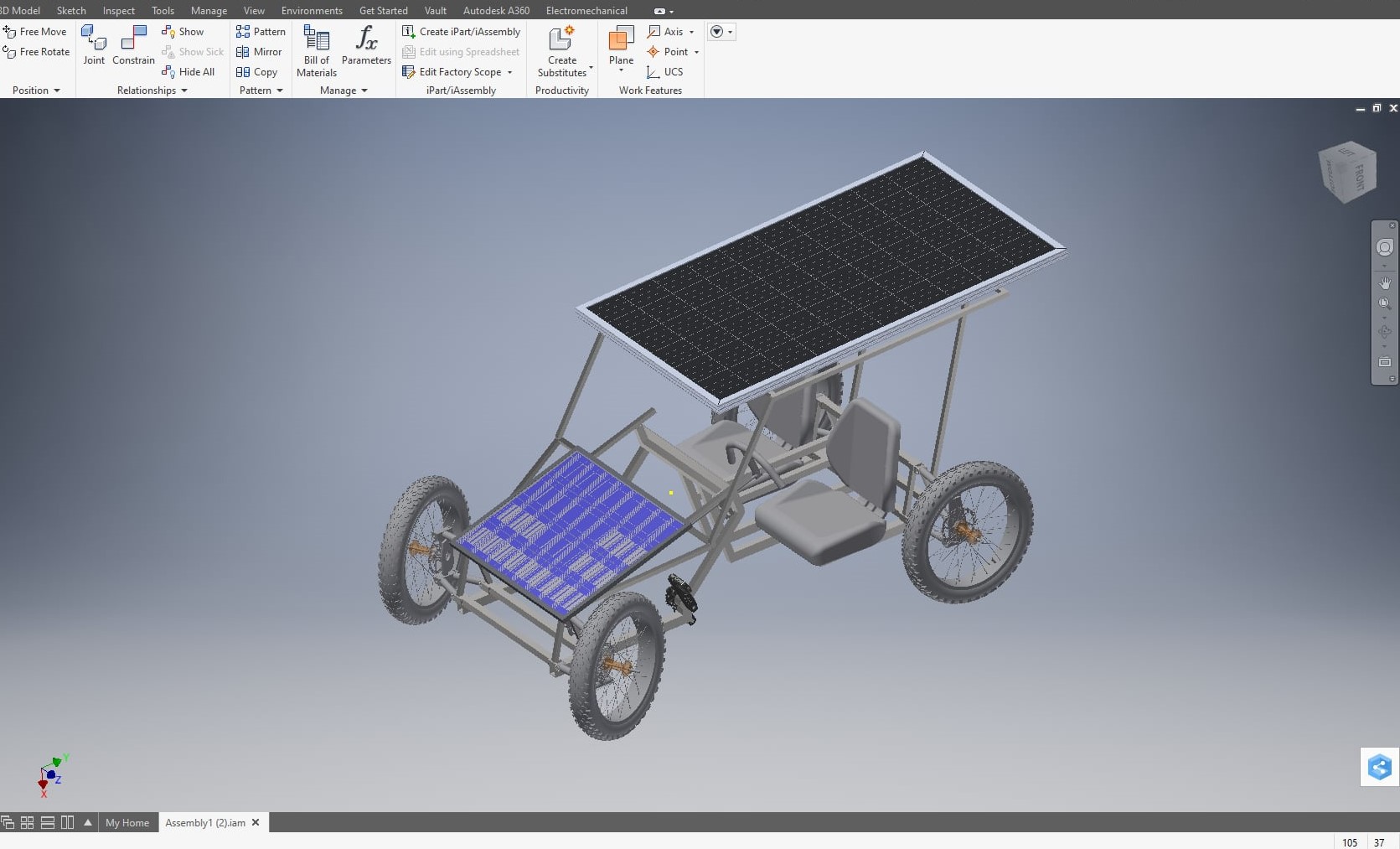 电动自行车 4 轮