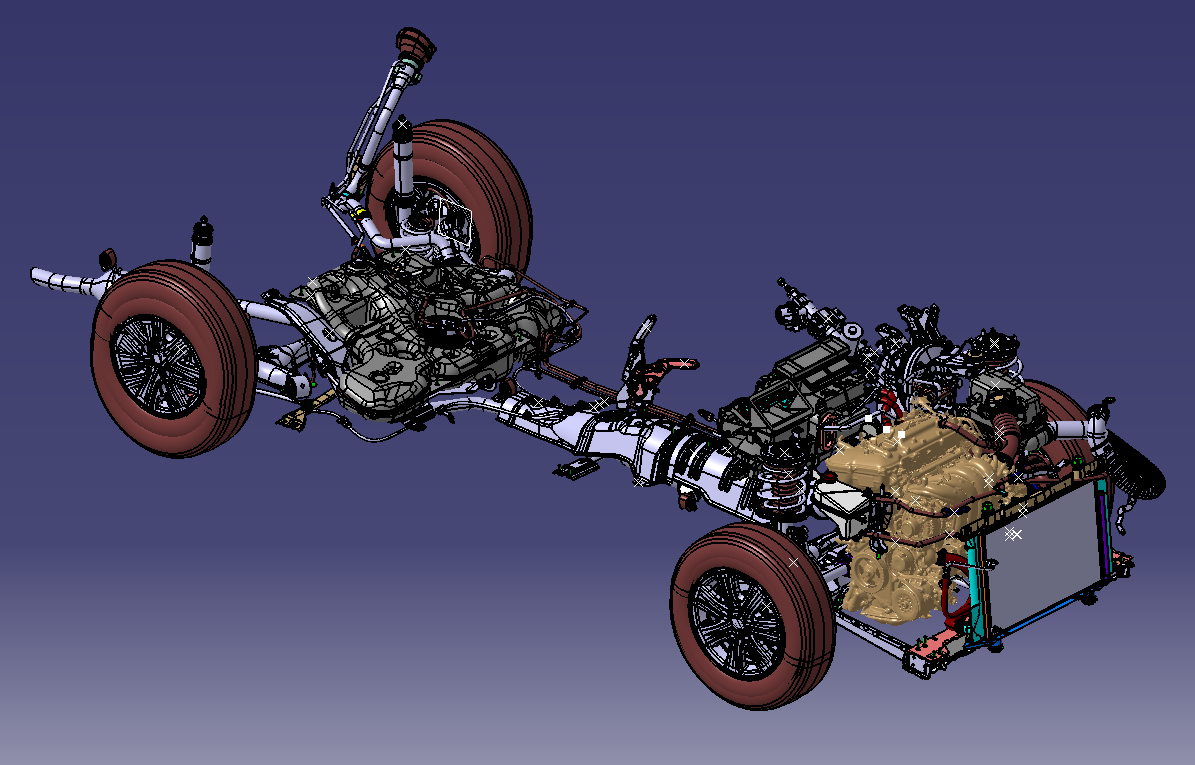 丰田威驰_雅力士轿车底盘