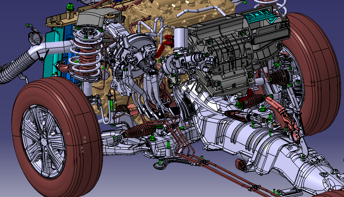 丰田威驰_雅力士轿车底盘