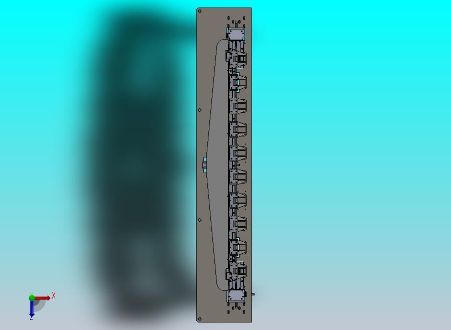 同步带传动的治具回流机构