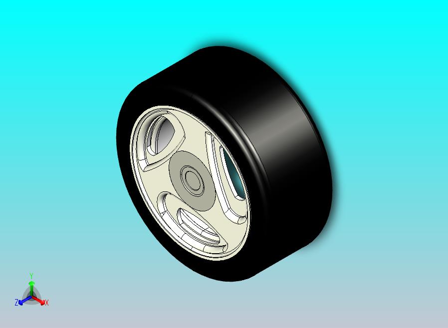 1995款Kia Pride铝合金车轮。