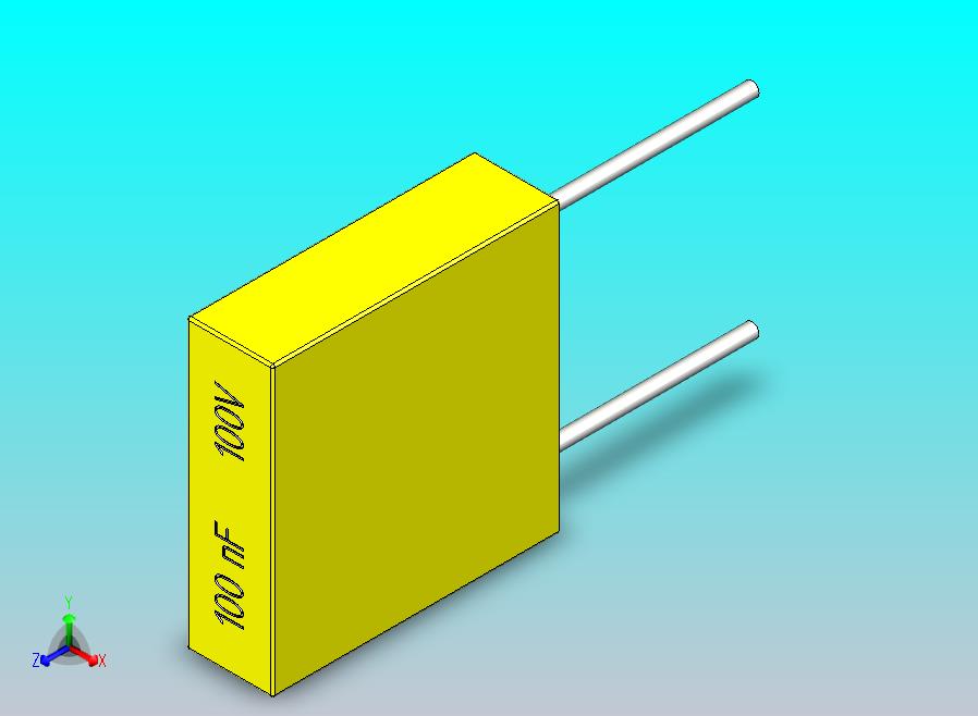 电容器 0.1uF，100V