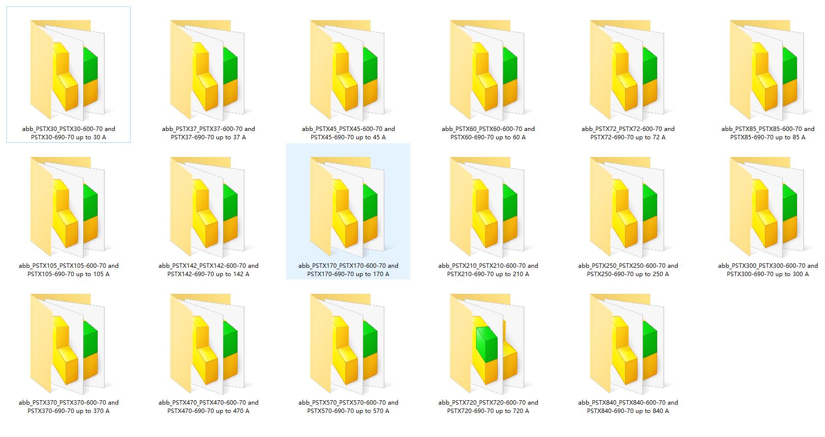 【】PSTX软启动器25种
