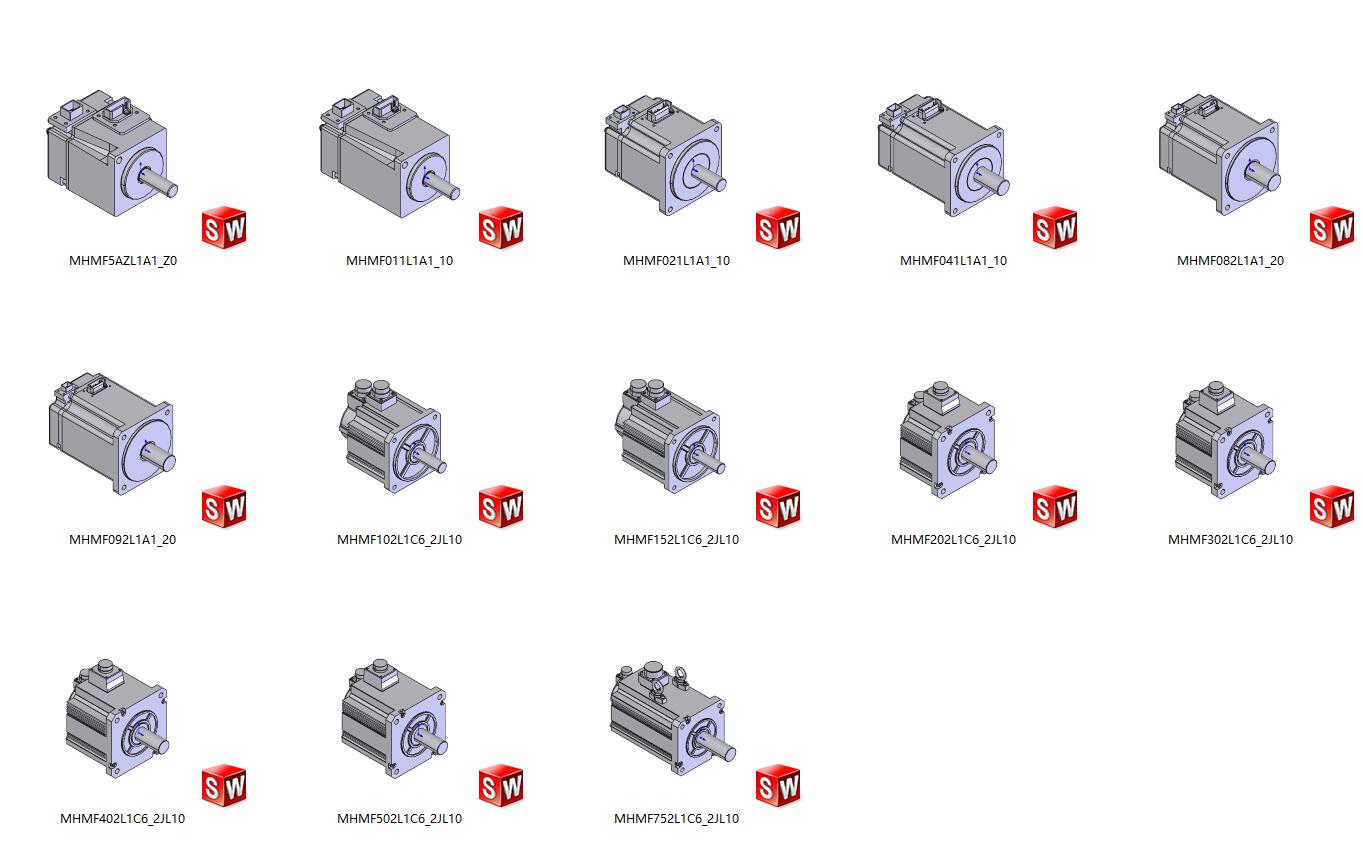 【】MHMF伺服电机13种