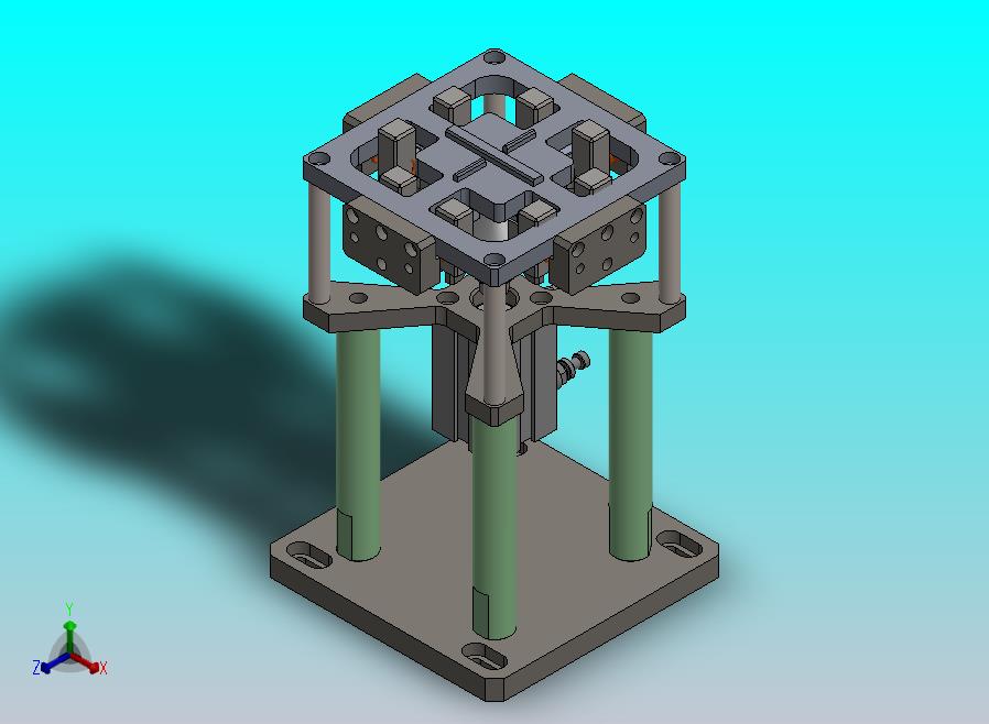 楔块的张紧机构