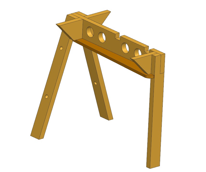 锯木架 锯马工作台