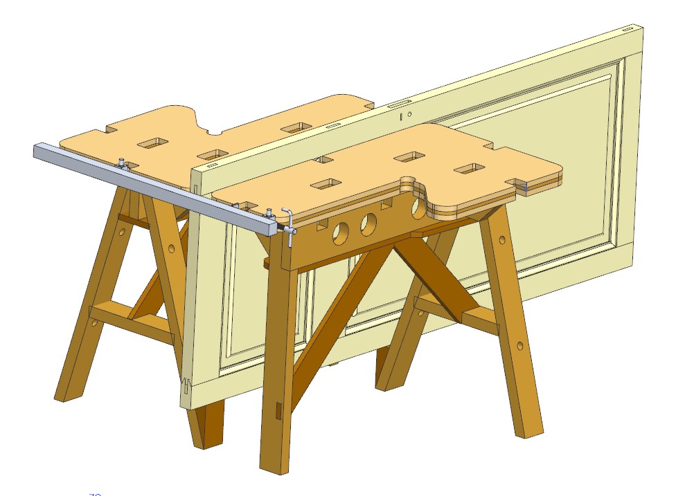 锯木架 锯马工作台