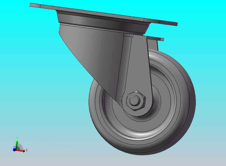 【】脚轮万向轮不带刹车