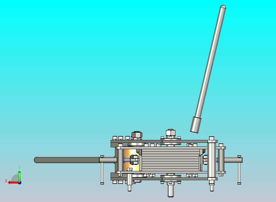 雪地摩托的滑行紧固装置