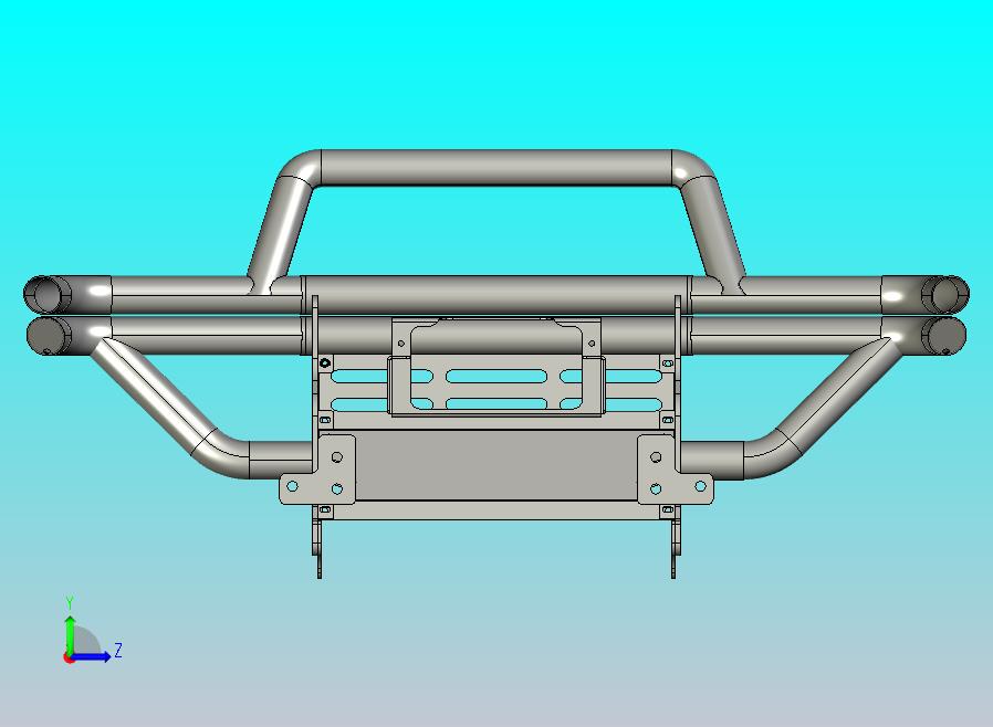 丰田Hilux SFA_IFS前保险杠替换件（1989-2004）