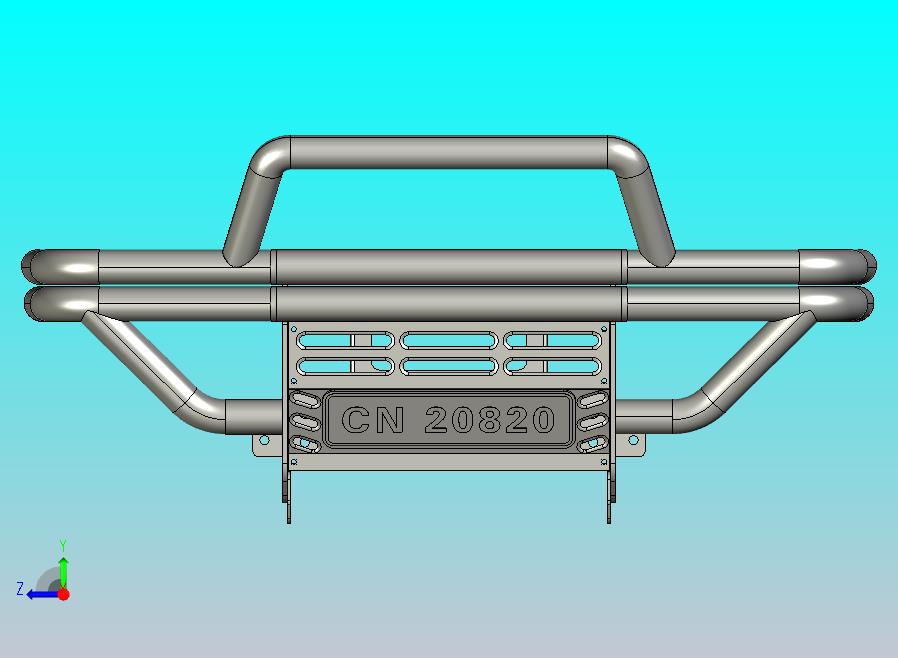 丰田Hilux SFA_IFS前保险杠替换件（1989-2004）