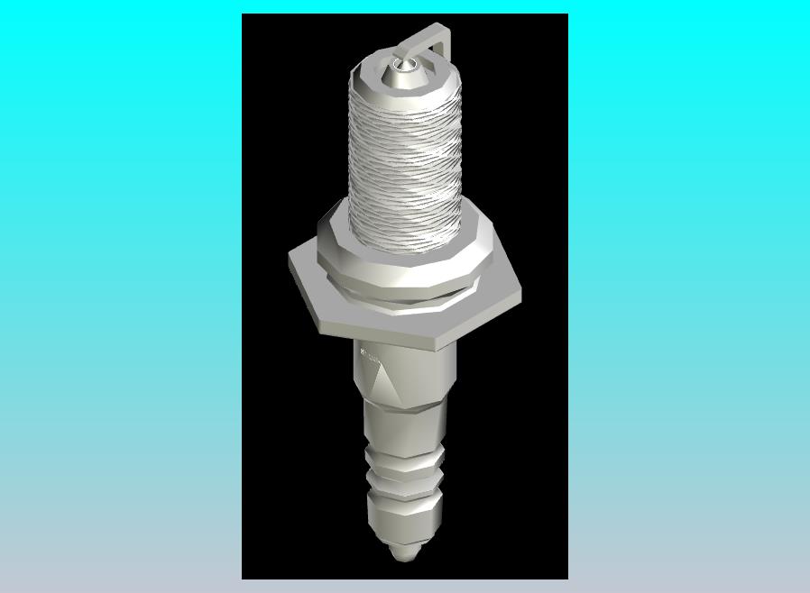 火花塞 3D 模型