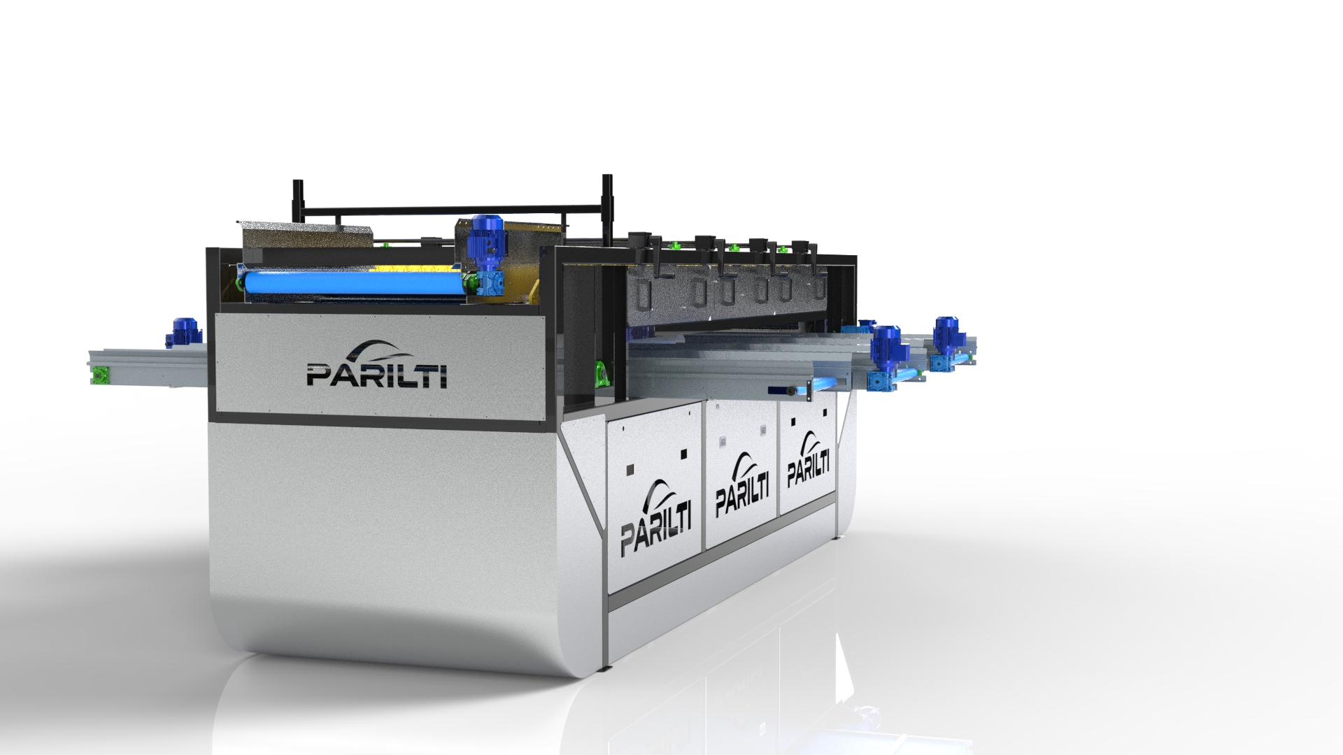 模块化多车道输送机