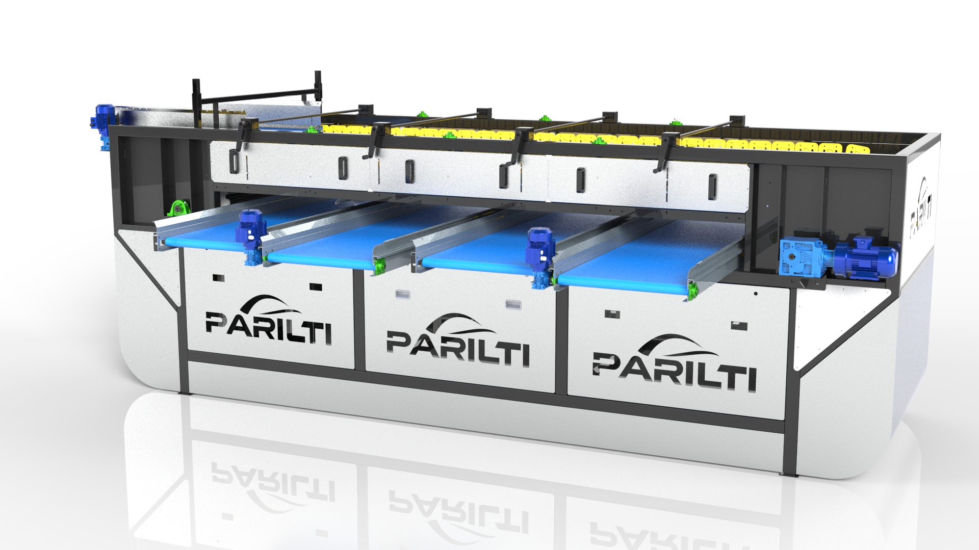 模块化多车道输送机