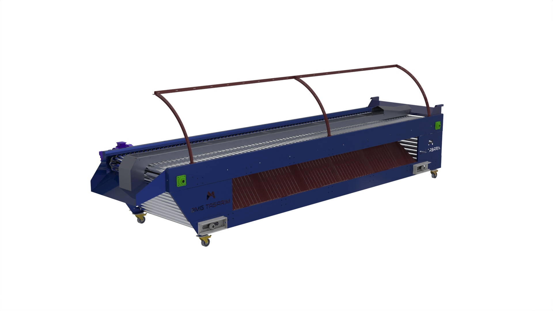 模块化滚筒输送机系统