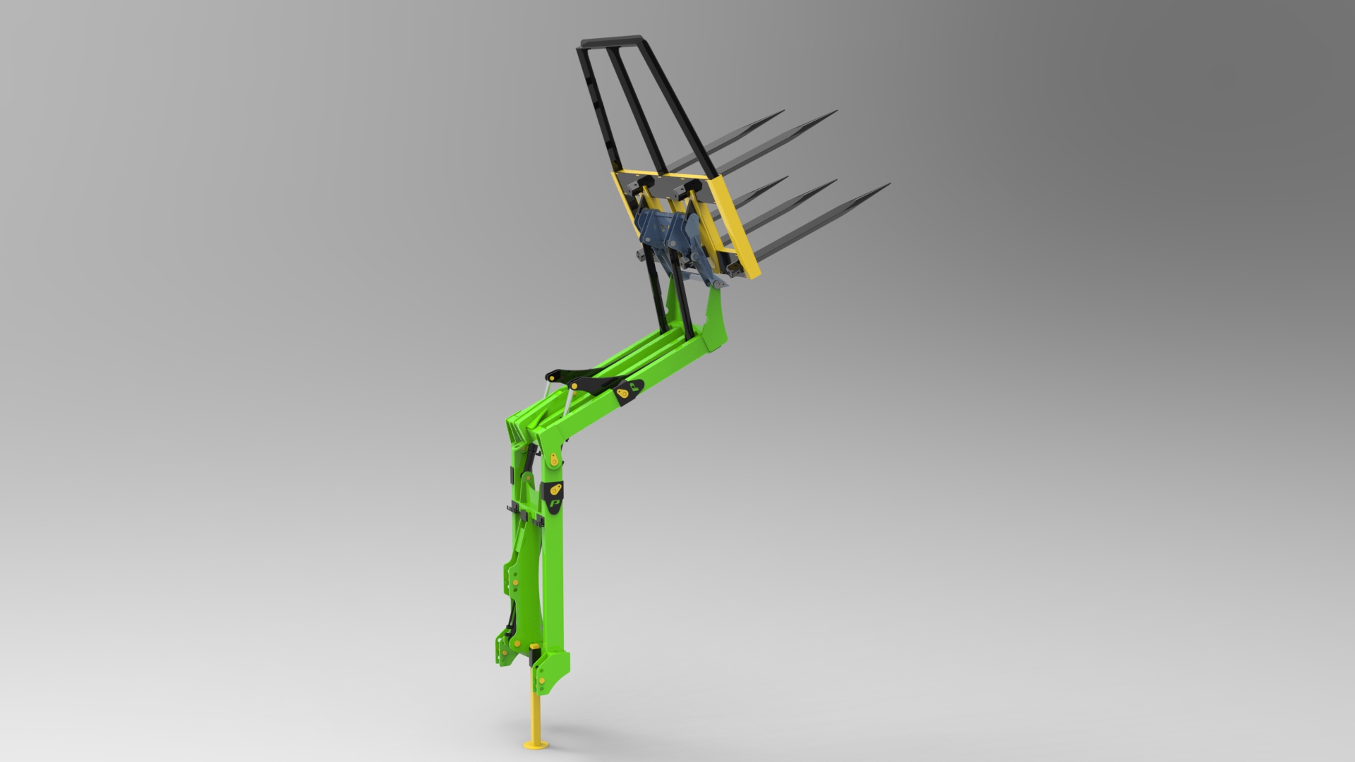 模块化拖拉机后负载