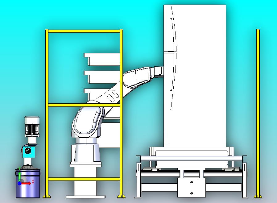 石蜡罐装机器人