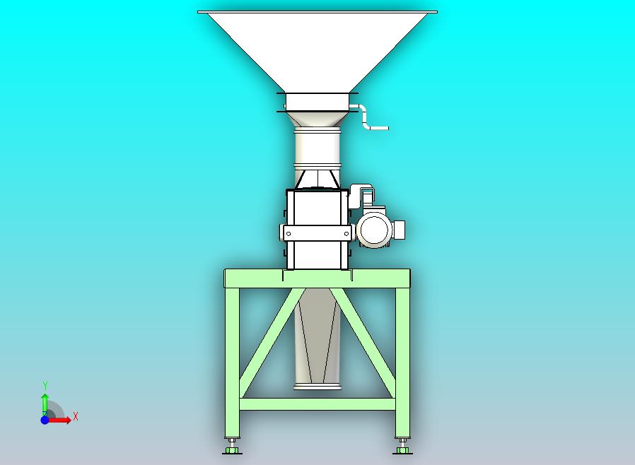 提升机料仓配料器，食品级，谷物。