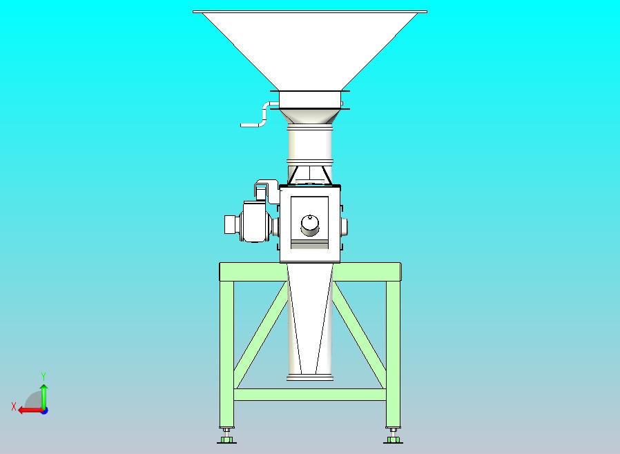提升机料仓配料器，食品级，谷物。