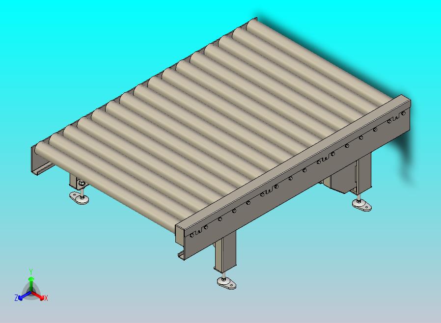 直线滚筒输送机