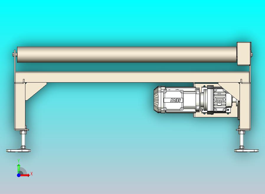 直线滚筒输送机