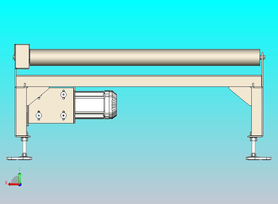 直线滚筒输送机